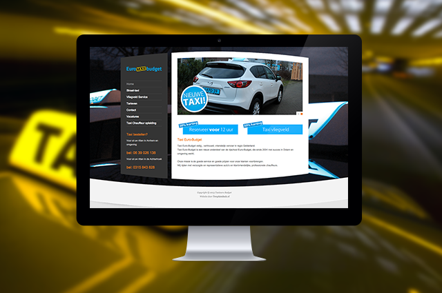 Website ontwikkeling taxi